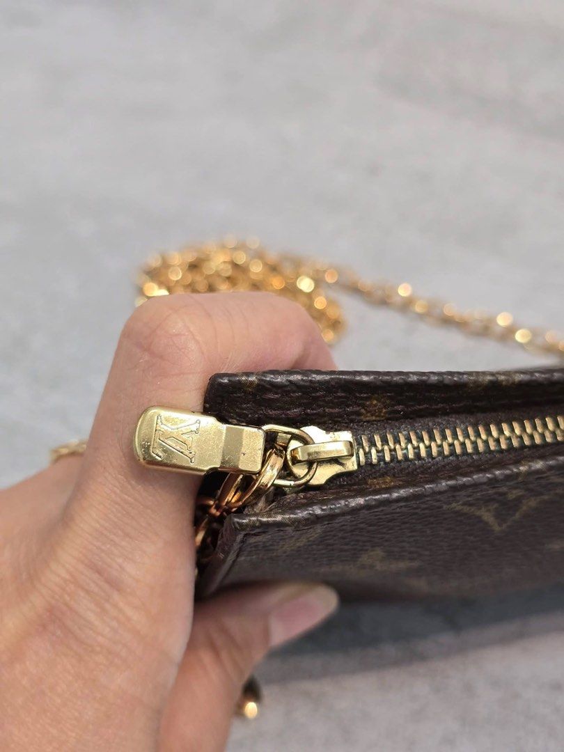 😱Guaranteed Orig💯💯💯 (Category: Luxury Bags & Wallets) located in General Santos City (Dadiangas). Submitted by braverabbit.67 (Listing ID 1416008784, Image 3). Description: PerSonal bet! 🔥 💯MONEY BACK GUARANTEE 💯💯👌🏻 Lv clutch with gold chain bag✨ in verygood condition Small 𝗦𝘂𝗿𝗲 𝗯𝘂𝘆𝗲𝗿 𝗺𝗮𝘆 𝗿𝗲𝗾𝘂𝗲𝗦𝘁 𝗺𝗼𝗿𝗲 𝗱𝗲𝘁𝗮𝗶𝗹𝗲𝗱 𝗽𝗶𝗰𝗦 𝗼𝗿 𝘃𝗲𝗱𝗶𝗼! ‼️𝗙𝗢𝗥 𝗔𝗦𝗔𝗣 𝗥𝗘𝗣𝗟𝗬 𝗠𝗘𝗦𝗦𝗔𝗚𝗘 𝗨𝗦 𝗢𝗡 𝗙𝗔𝗖𝗘𝗕𝗢𝗢𝗞 