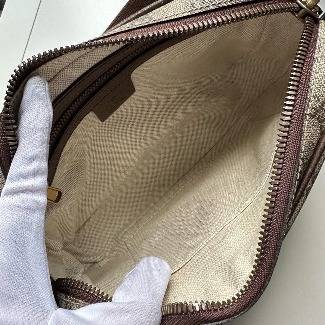 Pre Loved Original Gucci Ophidia Belt Bag (Category: Luxury Bags & Wallets) located in Paranaque City. Submitted by edwinccdp (Listing ID 1415973616, Image 3). Description: Pre Loved Gucci Ophidia Belt Bag Inclusions: Care Cards Dust Bag Box.