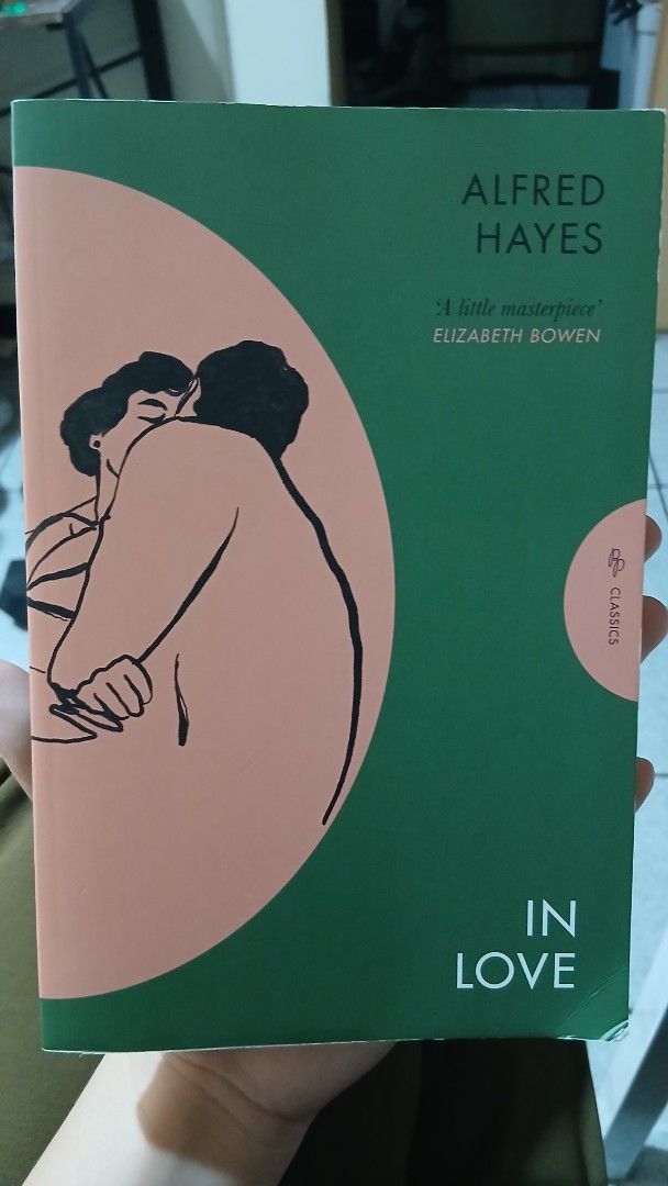 In Love by Alfred Hayes (Category: Storybooks) located in Quezon City. Submitted by puchi.cat (Listing ID 1415835627, Image 1). Description: - with highlights and few underlines - Original price is 700+ - RFS: done reading .
