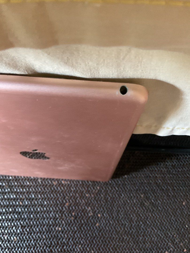 Ipad 6th generation - Defective (Category: iPad) located in Binan City. Submitted by idlr3 (Listing ID 1415848285, Image 3). Description: Ipad 6th gen -rose gold Heavily used, for scrap or repair Issue:Lcd and internals Ipad only, no charger or other accessories.