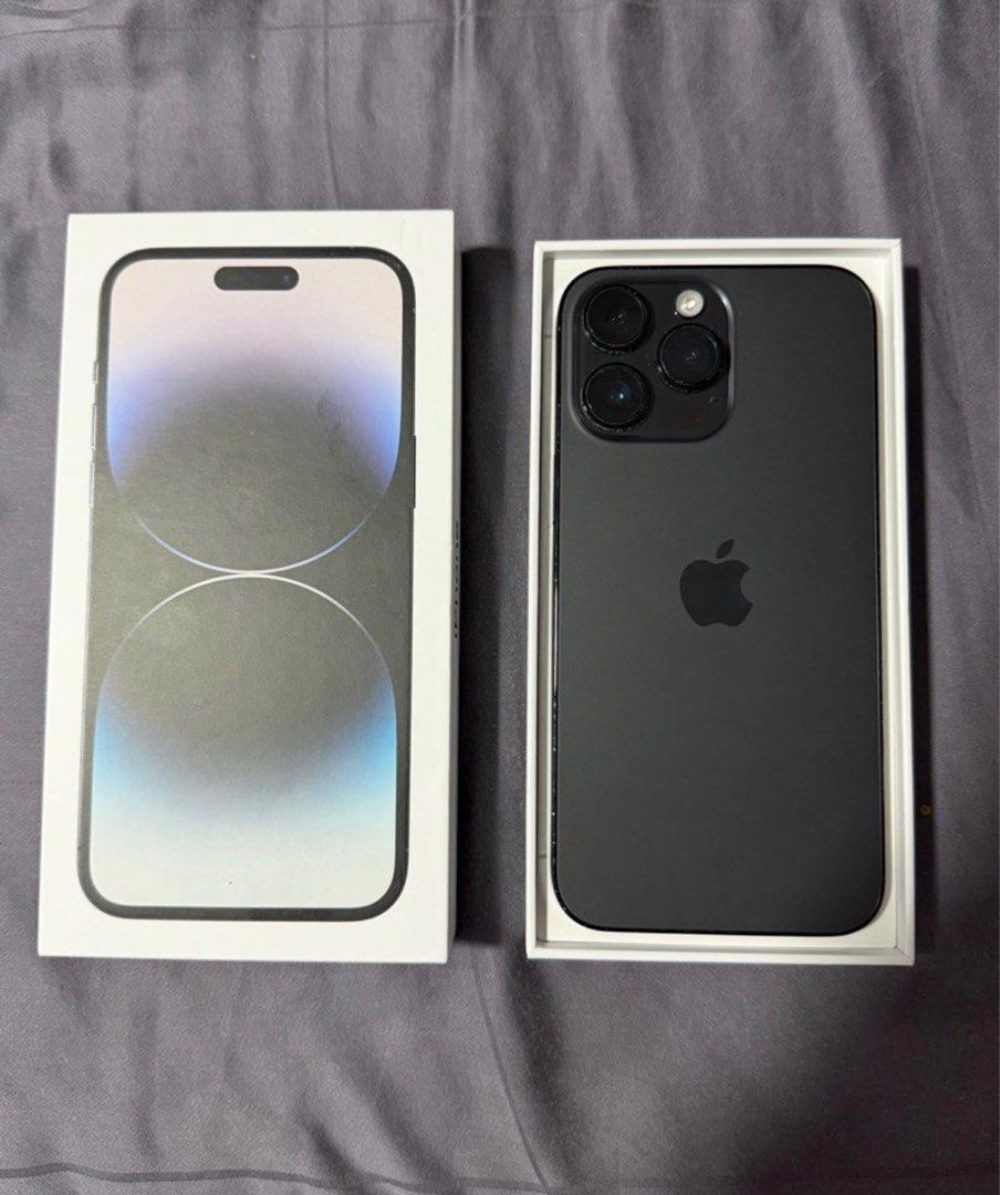 iPhone 14 Pro Max Space Black 256GB, Mobile Phones & Gadgets, Mobile ...