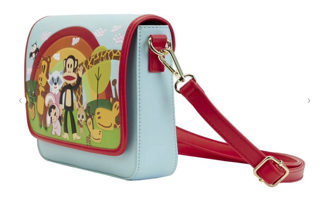Loungefly Paul Frank Rainbow Group Crossbody (Category: Cross-body Bags) located in Quezon City. Submitted by vinylplus_3 (Listing ID 1415847518, Image 2). Description: Loungefly Paul Frank Rainbow Group Crossbody New: A brand-new, unused, unopened, undamaged item in its original packaging (where packaging is applicable). Packaging should be the same as what is found in a retail store, unless the item is handmade or was packaged by the manufactur