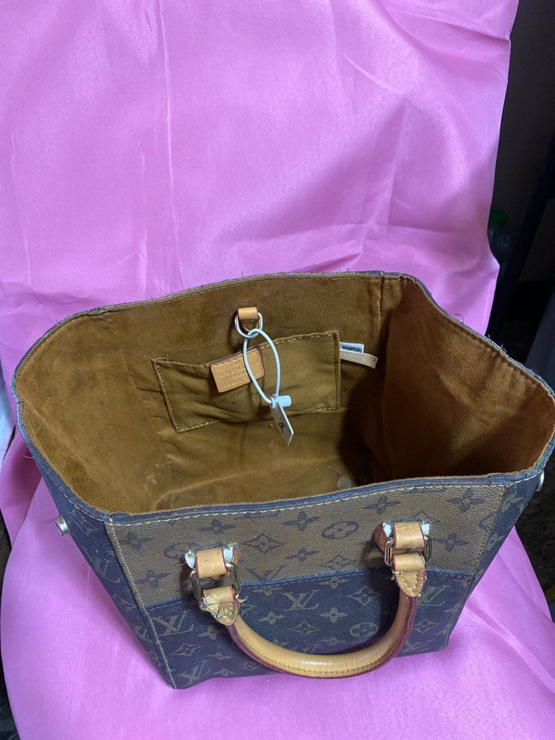 LV Monogram Handbag with Sling (Category: Luxury Bags & Wallets) located in Valenzuela. Submitted by shai.s_finds (Listing ID 1415878218, Image 3). Description: - handbag with sling - Iconic monogram pattern - Detachable shoulder strap - Soft, suede-like interior lining - Structured shape with top handles - Metal hardware - Small interior pocket ‼️broken sling loop (see last pic) .