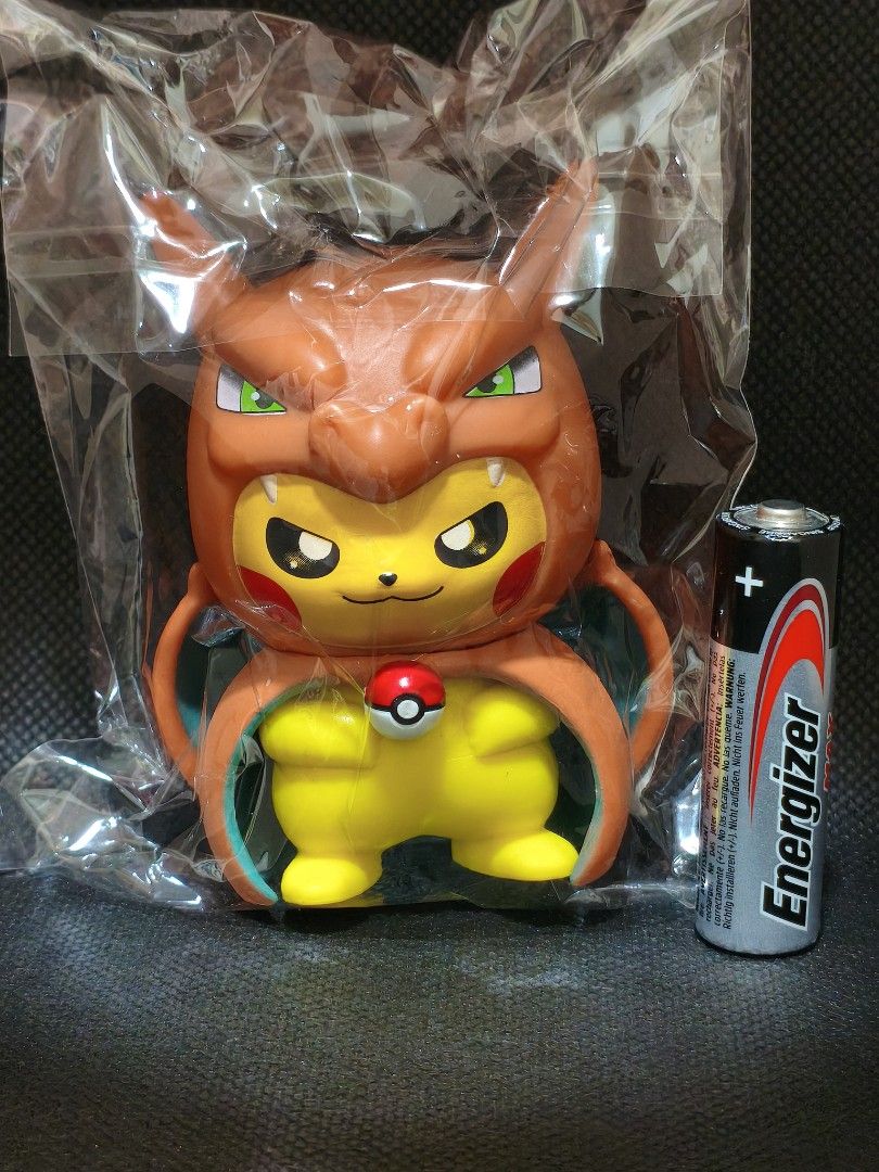 Pokemon Figure - Pikachu X Charizard Poncho (Category: Figurines & Statues) located in Pasig City. Submitted by knick_n_knacks (Listing ID 1415997454, Image 3). Description: 📌 PLEASE READ BEFORE BUYING Item have been stored for a period of time, so minor storage-related signs may be present such as dust on the box, light shelf wear, minor box creases, or slight discoloration due to age/storage. Please manage expectations. 🧸 Brand New – Old Stoc