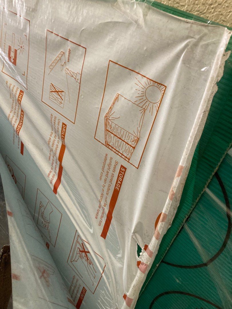 Polycarbonate sheet (Category: Construction & Building Materials) located in Manila. Submitted by wineandonl57288 (Listing ID 1415897324, Image 3). Description: Brand new Green Polycarbonate 4 x 8ft Ribbed 6mm Observe photos 2pcs for 2700 only.