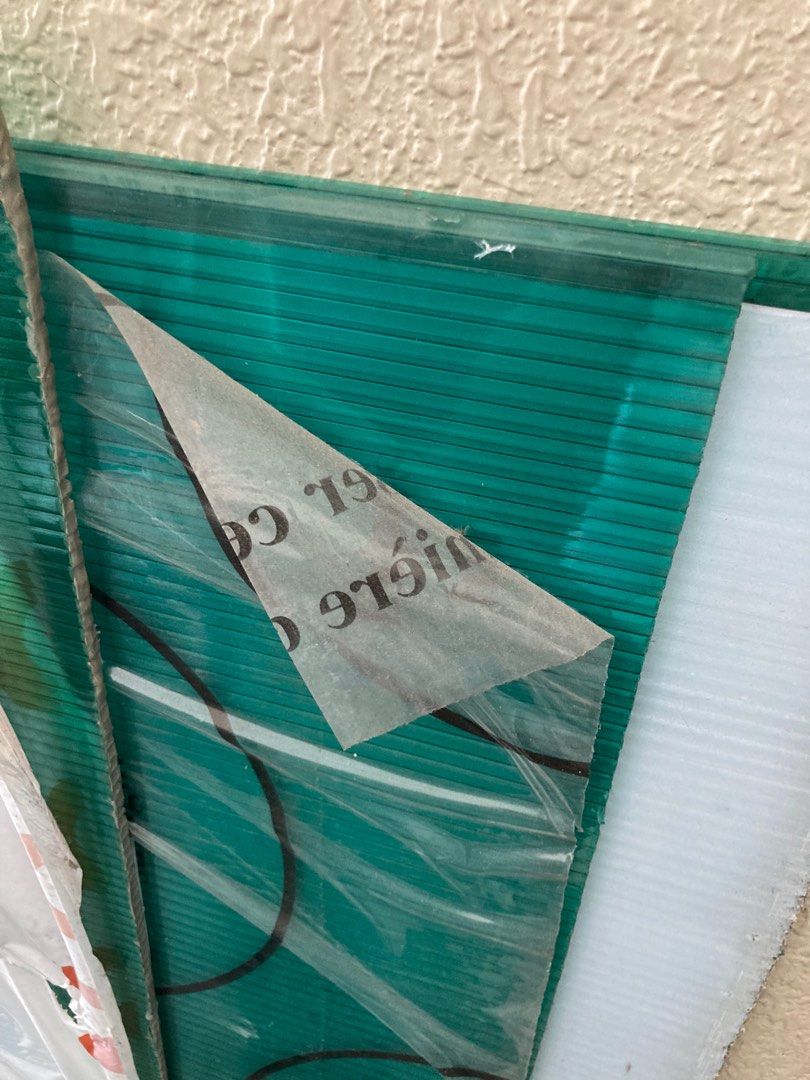 Polycarbonate sheet (Category: Construction & Building Materials) located in Manila. Submitted by wineandonl57288 (Listing ID 1415897324, Image 2). Description: Brand new Green Polycarbonate 4 x 8ft Ribbed 6mm Observe photos 2pcs for 2700 only.