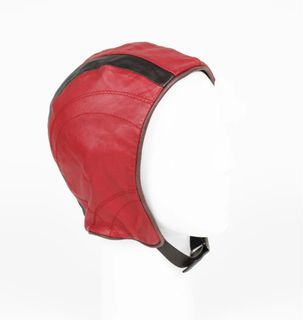 Prada Leather Flight Cap小羊皮飛官皮帽Balaclava護耳圍脖帽