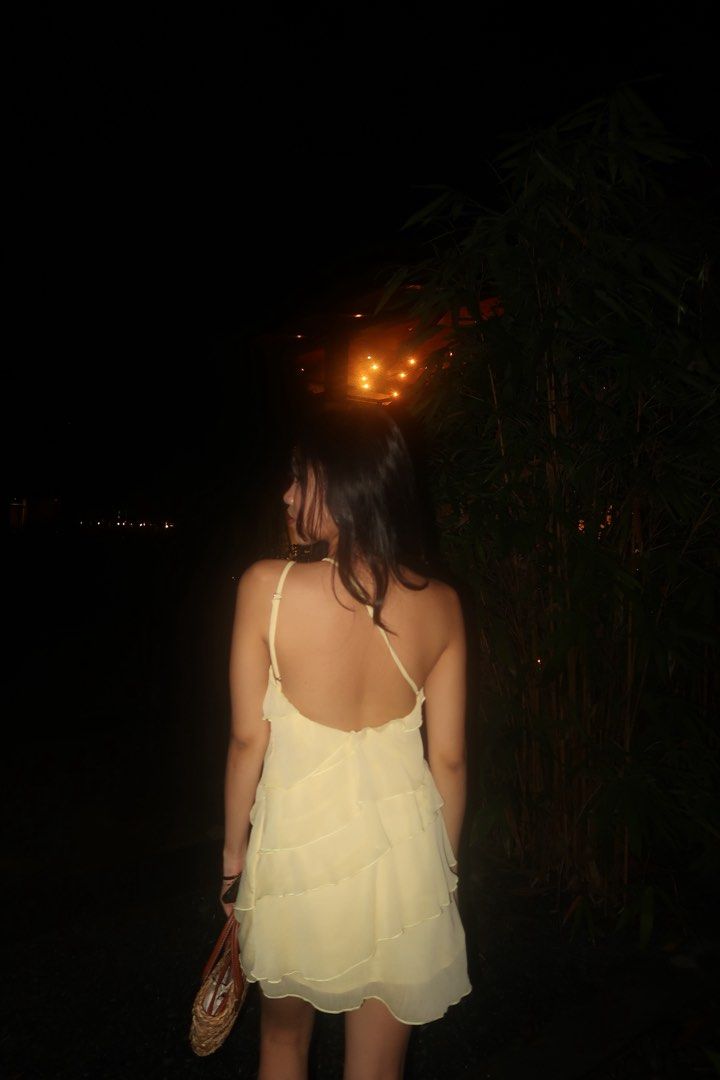 [RENT] Yellow Ruffle Dress (Category: Dresses) located in Makati City. Submitted by lovrr.valky (Listing ID 1416000656, Image 2). Description: [RENT] - P350 for 3 days! - need to extend? add 100 per day of extension :)) - ₱300 pesos security deposit will be refundable if item is returned without any damages. - SUCH A PRETTY DRESS! - size: xs-semi medium (best fits small) - for reference: 5’4, 32 bust, 25 waist - pick up & return must be made befo