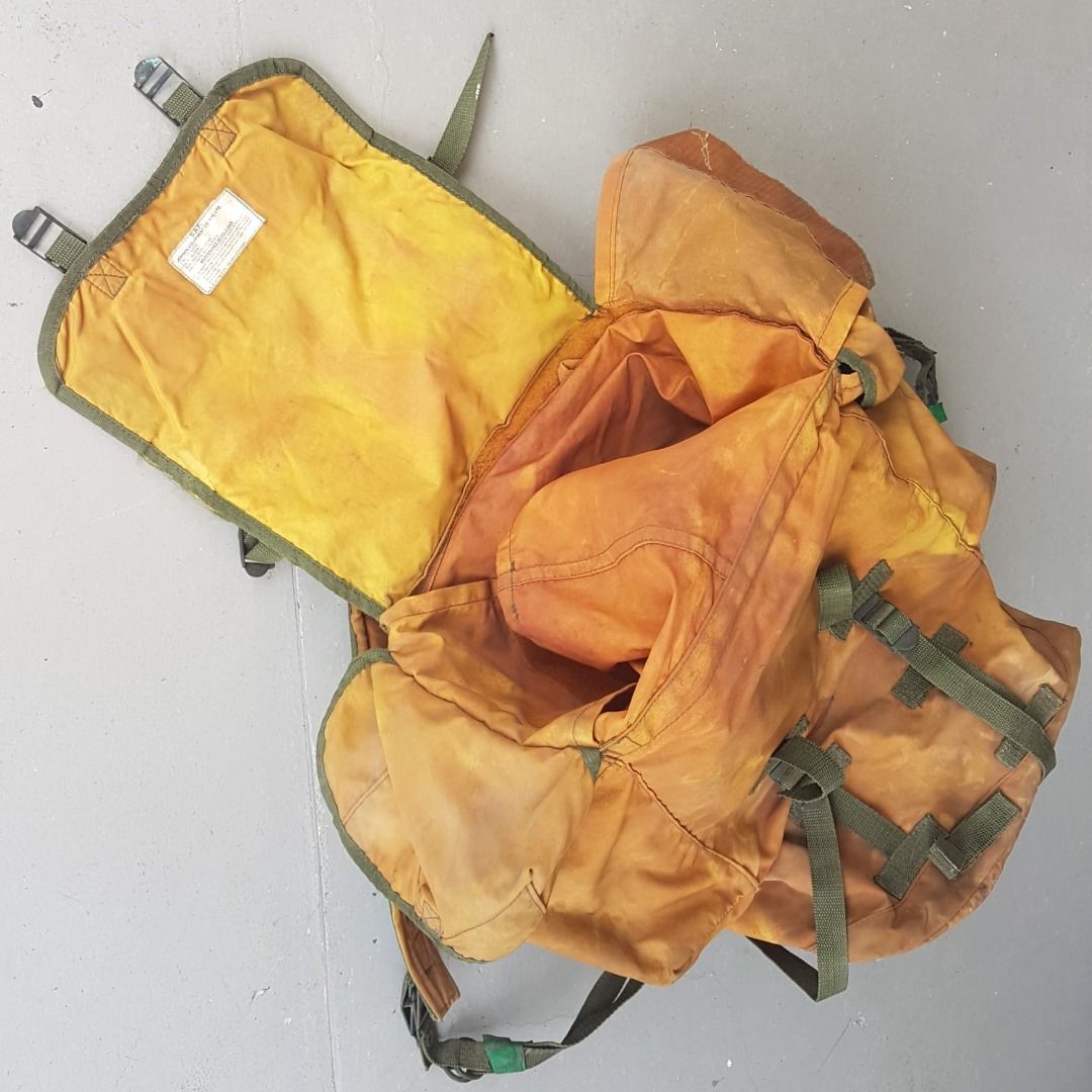 Retro 1987 Field Pack, Vintage Military Backpack, Combat Haversack, Old ...