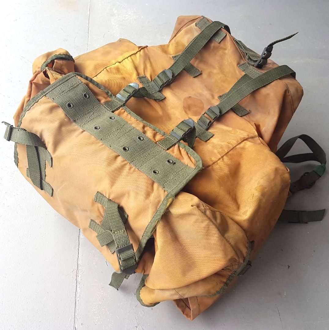 Retro 1987 Field Pack, Vintage Military Backpack, Combat Haversack, Old ...