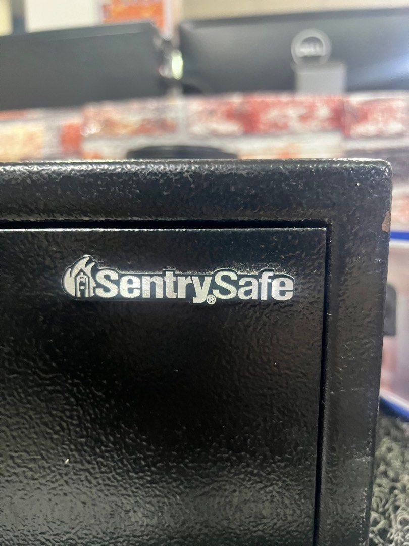 SentrySafe Small Safe No Key No Access (Category: Safe) located in Pasay City. Submitted by meostore (Listing ID 1415849242, Image 1). Description: No Access, No Key Solid Metal Fire Proof 29cm Width 17cm Height 25 inch Length.