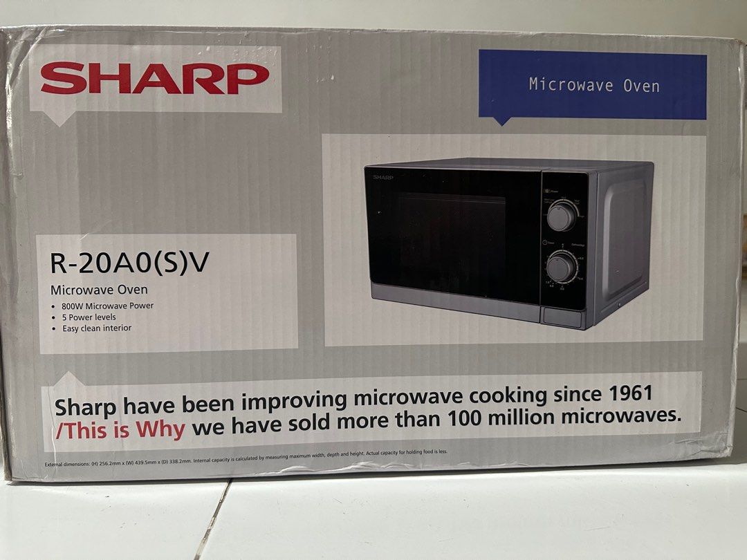 Sharp R-20A0(S)V Microwave Oven, TV & Home Appliances, Kitchen ...