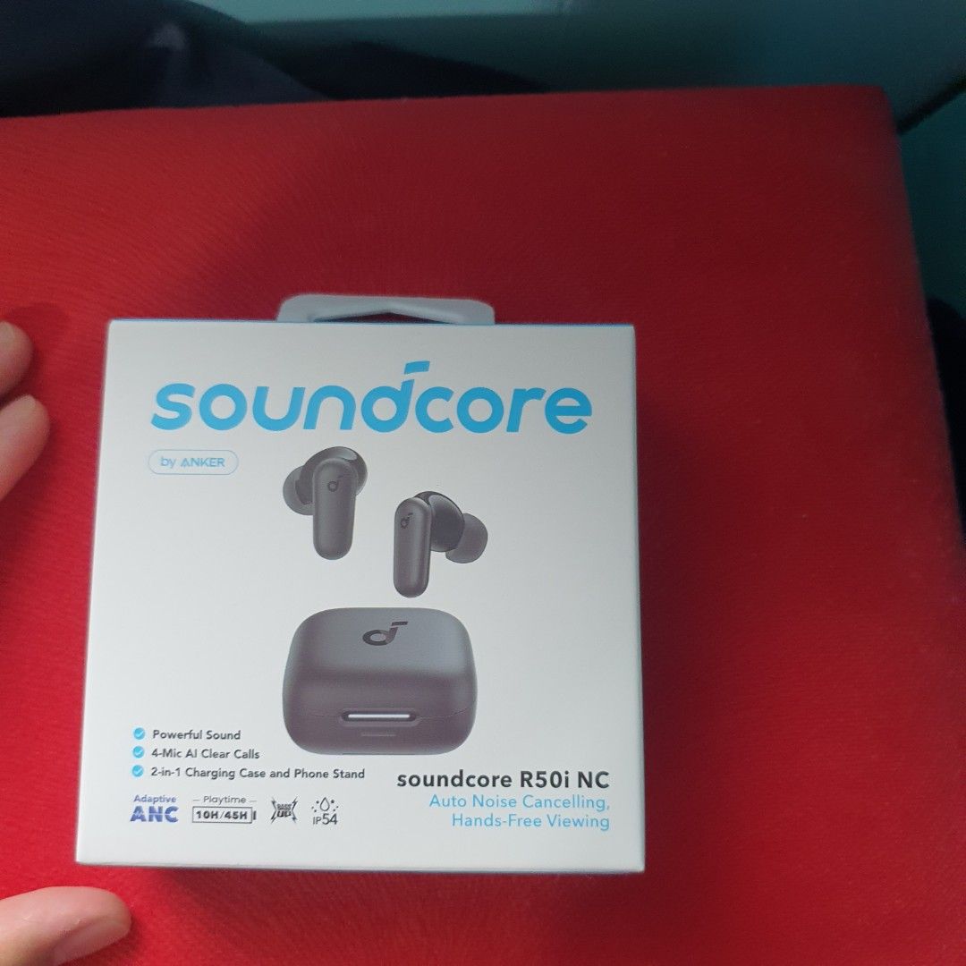 Soundcore R50i NC Earbuds (Category: Earphones) located in Pasig City. Submitted by mr.bargaindeal (Listing ID 1415948135, Image 3). Description: Brand new This is available while posted price indicated is per unit Can be pick up asap at pasig Shipping is available upon your booking, payment must be directly made by you before leaving my place fix price, non negotiable already a bargain For sale only.
