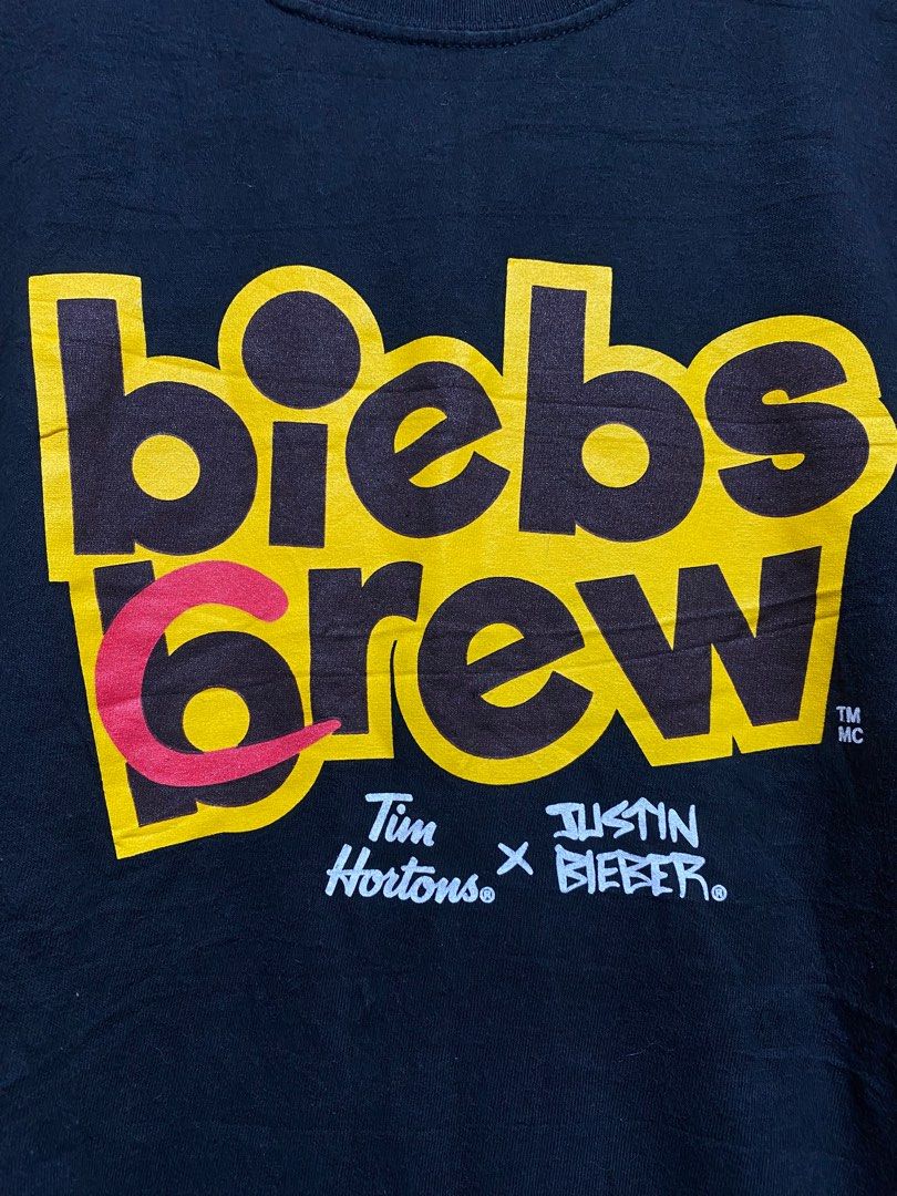 tim hortons x justin bieber shirt (Category: Tshirts & Polo Shirts ) located in Manila. Submitted by ownywest833 (Listing ID 1415998625, Image 2). Description: size large excellent to new.