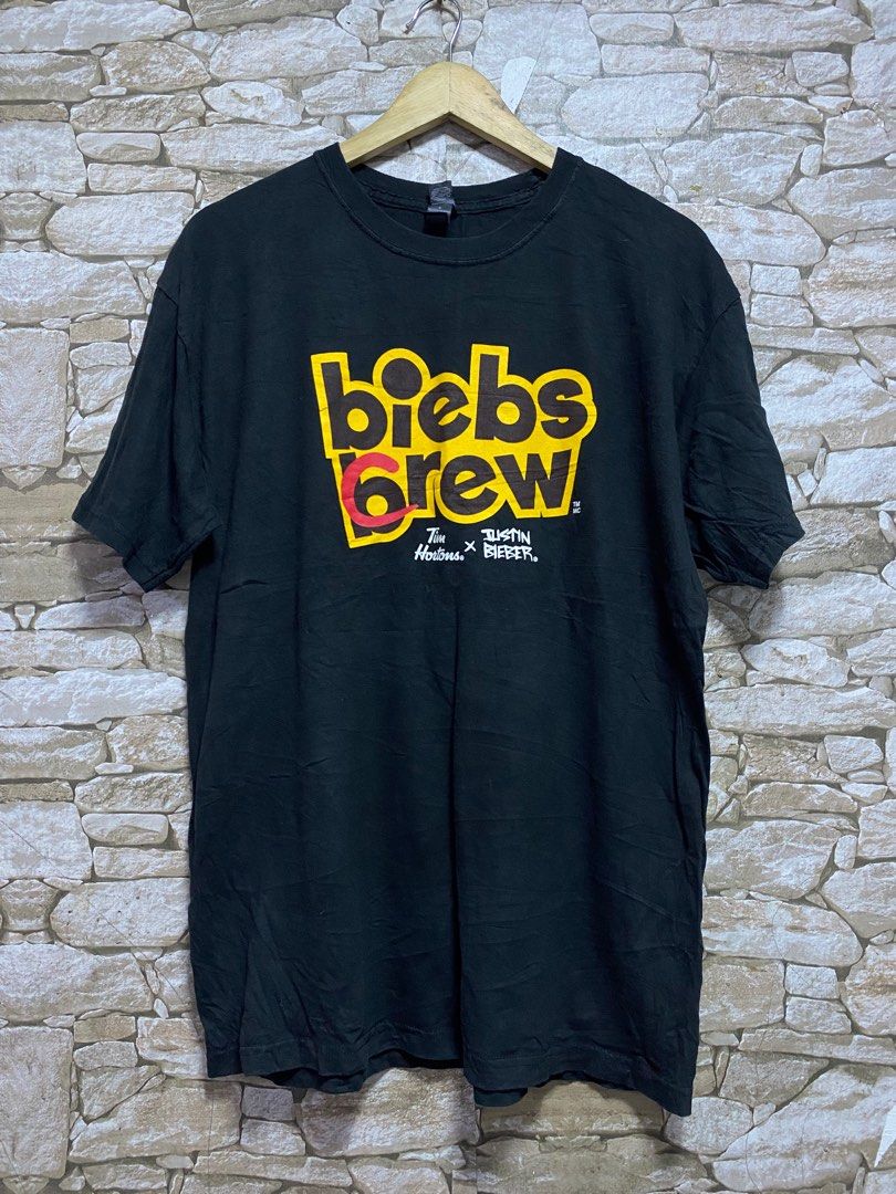 tim hortons x justin bieber shirt (Category: Tshirts & Polo Shirts ) located in Manila. Submitted by ownywest833 (Listing ID 1415998625, Image 1). Description: size large excellent to new.