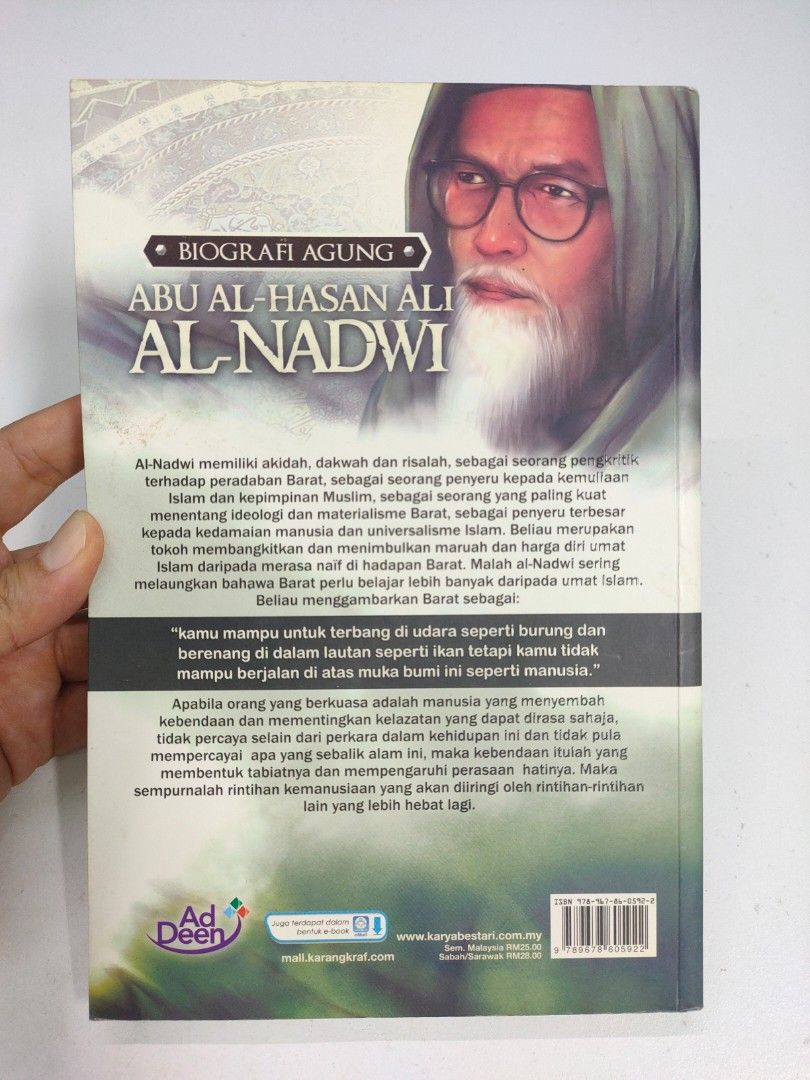 [Used] Biography Agung Abu Al-Hasan Ali Al-Nadwi by Dr Mohd Rumaizuddin ...