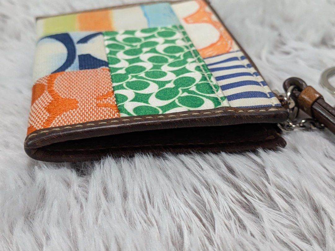 RARE Coach Patchwork Card Holder Wallet (Category: Wallets & Card holders) located in Makati City. Submitted by aurevelle.vintage (Listing ID 1410197522, Image 3). Description: [𝙍𝘼𝙍𝙀] ⋆.𐙚 ̊ Coach Card Holder Patchwork Wallet ⟡ very rare to find! ⟡ ETA: Feb 12 ⟡ 𝙎𝙞𝙯𝙚: small ⟡ 𝙋𝙧𝙤𝙙𝙪𝙘𝙩 𝘾𝙤𝙣𝙙𝙞𝙩𝙞𝙤𝙣 𝙍𝙖𝙣𝙠: A ⟡ 𝙄𝙨𝙨𝙪𝙚/𝙨: signs of usage only ⟡𝙊𝙥𝙚𝙣 𝙁𝙤𝙧 𝙇𝙖𝙮𝙖𝙬𝙖𝙮: only 30% DP required & 3 weeks to pay remaining b