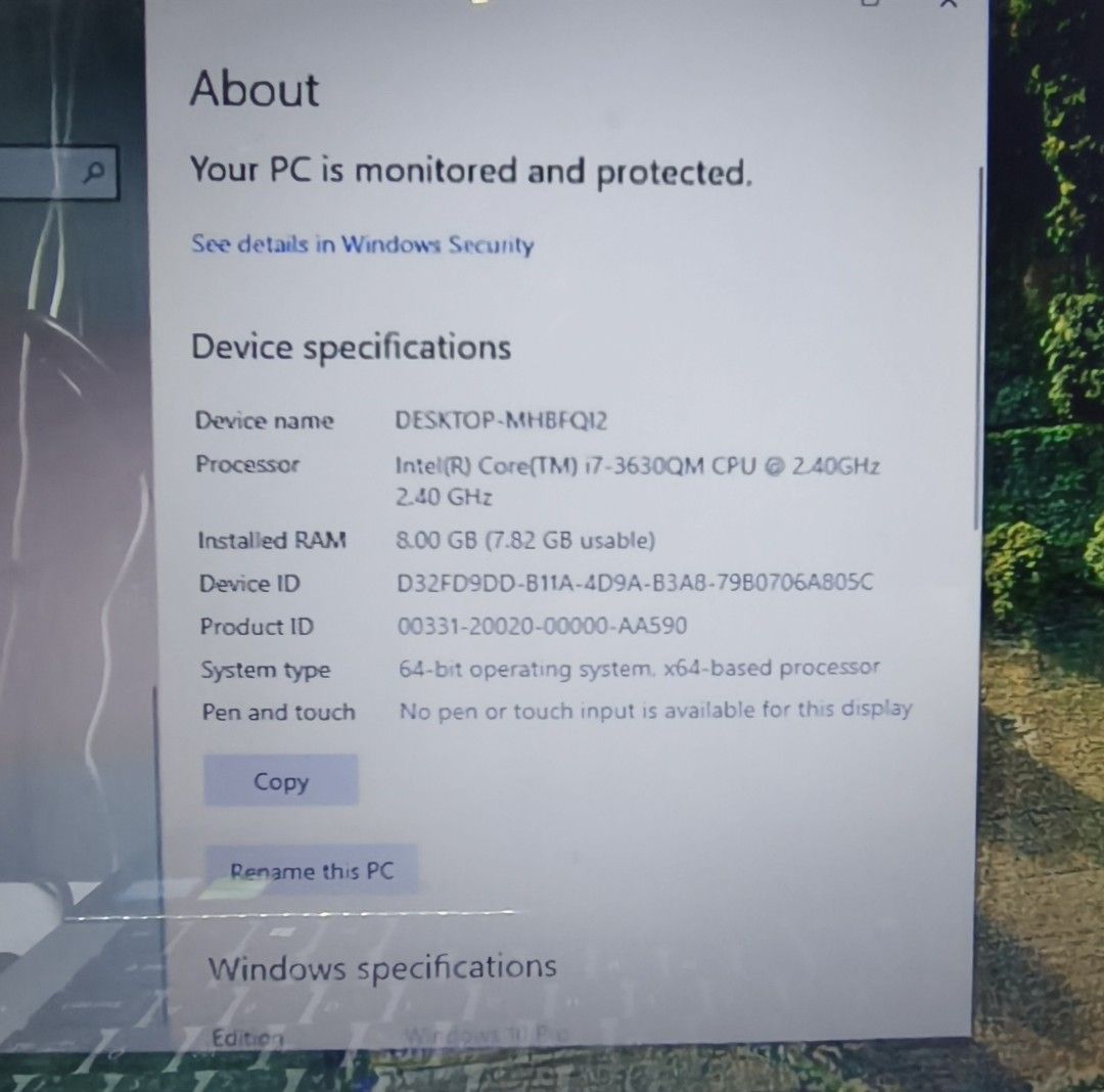 Acer core i7  750gb 150sg