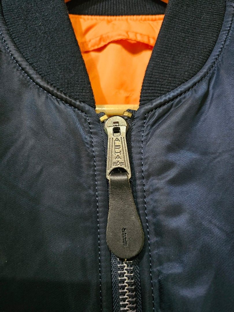 Alpha Industries MA-1 Flight Bomber Jacket (Category: Coats, Jackets and Outerwear) located in Las Pinas. Submitted by theloopcloset (Listing ID 1416215115, Image 3). Description: Alpha Industries MA-1 Flight Bomber Jacket Size: Small on tag Dimensions: 22x25 1,850+sf.