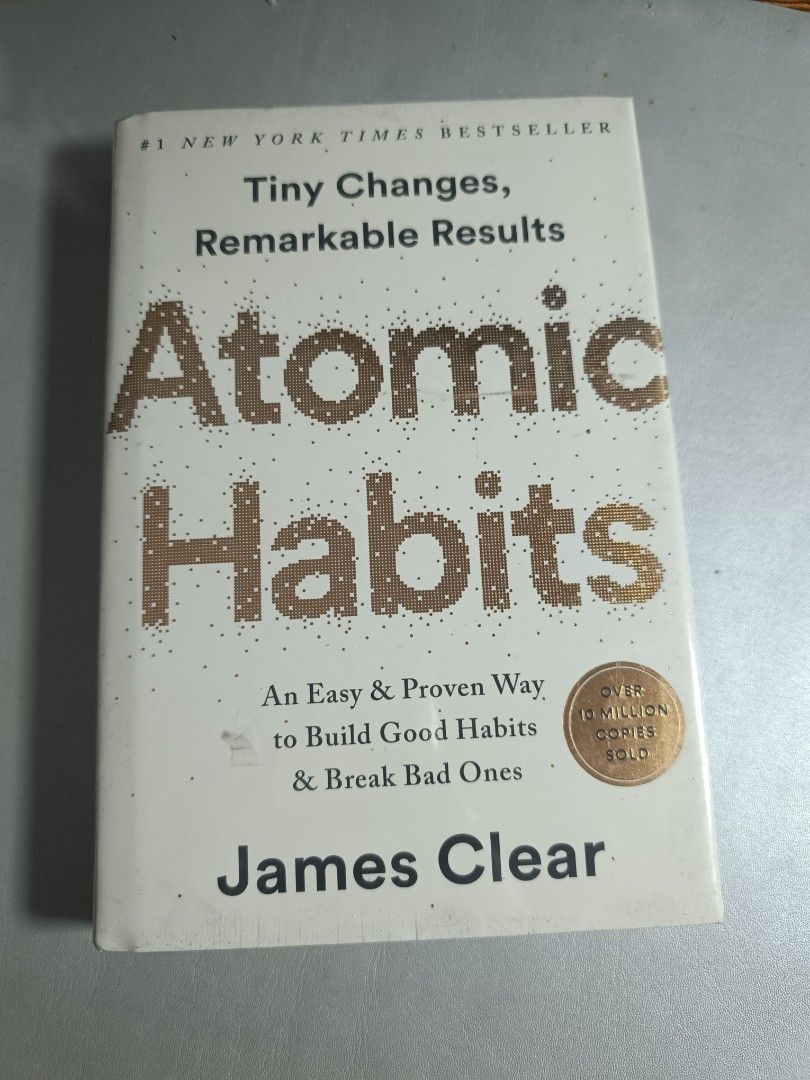 Atomic Habits by James Clear (Category: Storybooks) located in Manila. Submitted by sejhuu (Listing ID 1416032139, Image 1). Description: [ORIGINAL - HARDBOUND] Atomic Habits by James Clear - Easy and proven way to build good habits and break bad ones - Strategies for designing habits - #1 New York Times bestseller - Includes insights from Mark Manson, Adam Grant, and Ryan Holiday - The book is still in its original packaging. Hi! ✨ I'm selling s