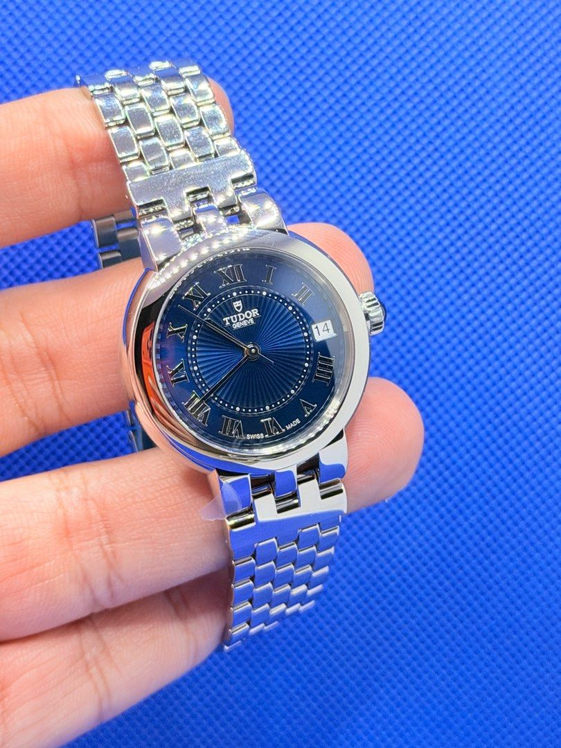 Brand New 01/2026 Tudor Clair De Rose 34mm Blue Dial 35800 (Category: Watches) located in Singapore. Submitted by worthytime (Listing ID 1416185218, Image 2). Description: 🫵Join my Tele-gram channel for latest updates: https://bit.ly/telecwxwatches ➡️Tudor Clair De Rose 34mm Blue Dial 35800 ➡️January 2026 (5 Years Tudor International Warranty Till 01/2031) ➡️Brand New Unworn Unsized ➡️Full Complete Set + White Tag 💡Retail Price @ $4250 ✅Trade U
