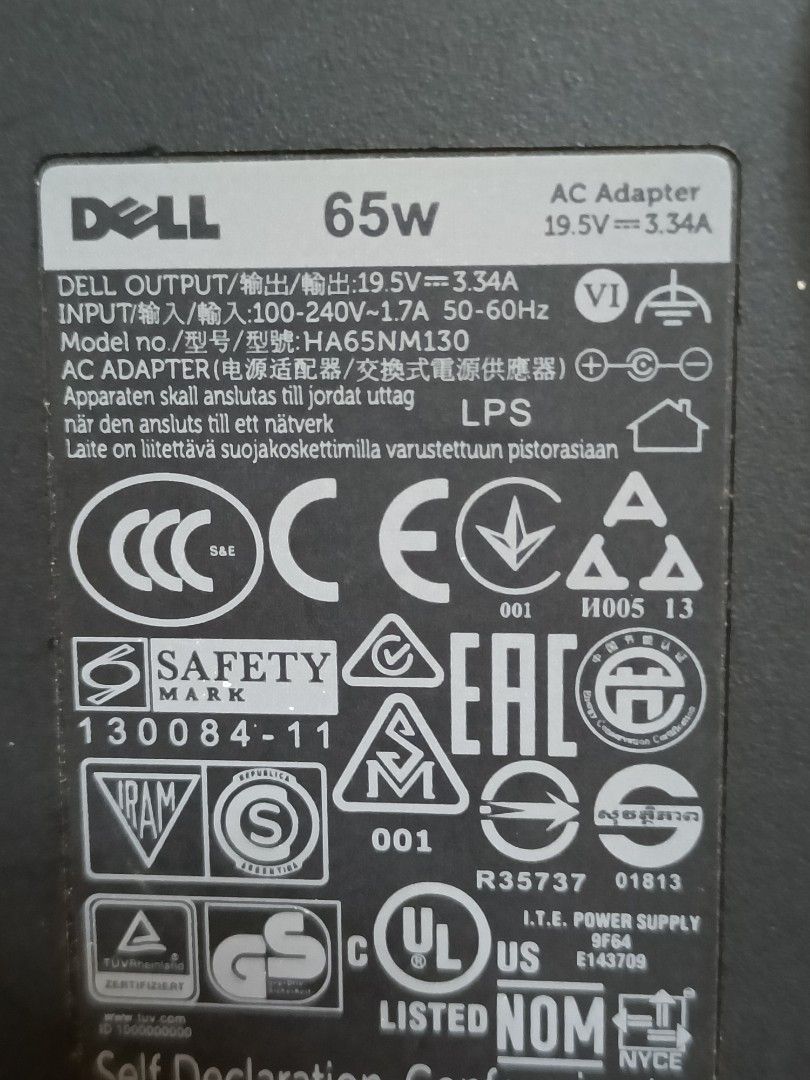 Dell 65W AC Adapter405976711630039041