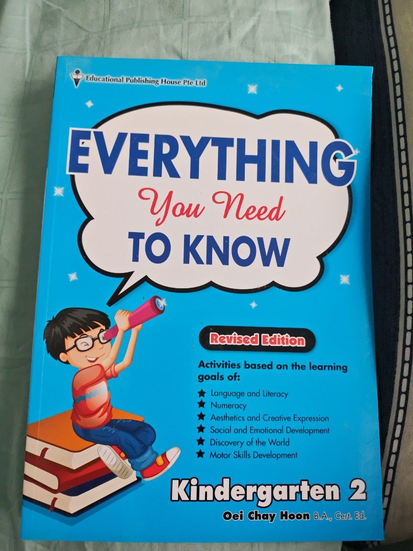 Everything You Need to Know Kindergarten 2 Textbook, Hobbies & Toys