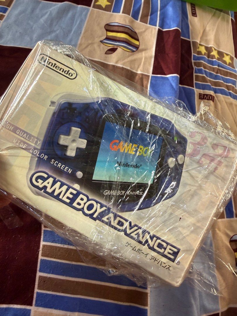 Gameboy Advance (Category: Nintendo) located in Valenzuela. Submitted by gamerboy19 (Listing ID 1416214168, Image 1). Description: Yellowing start and select buttons can be replaced. Unit 99% smooth screen protected.