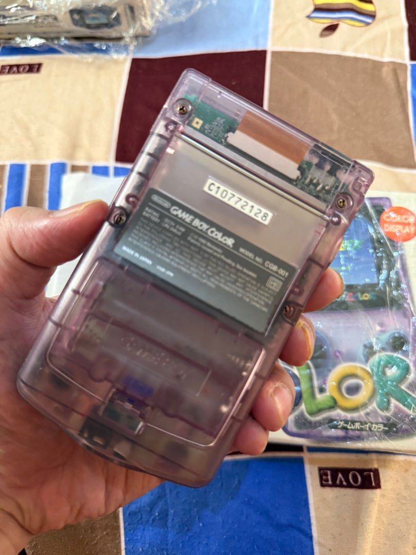 Gameboy Color purple (Category: Nintendo) located in Valenzuela. Submitted by gamerboy19 (Listing ID 1416214029, Image 3). Description: Like new Condition Box 99% condi new screen 99%smooth no issue.