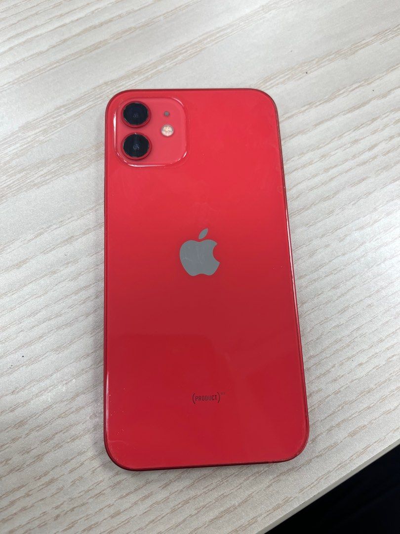 Iphone 12 64GB Product Red (Category: iPhone 12 Series) located in Pasig City. Submitted by ajvvv (Listing ID 1416174621, Image 2). Description: For sale/trade to sneakers 9-9.5 Iphone 12 64GB Product Red Factory Unlocked/Open line to all networks 74% Batt No history of repair Face ID, True Tone, Cameras all in good condition Pm for more details.