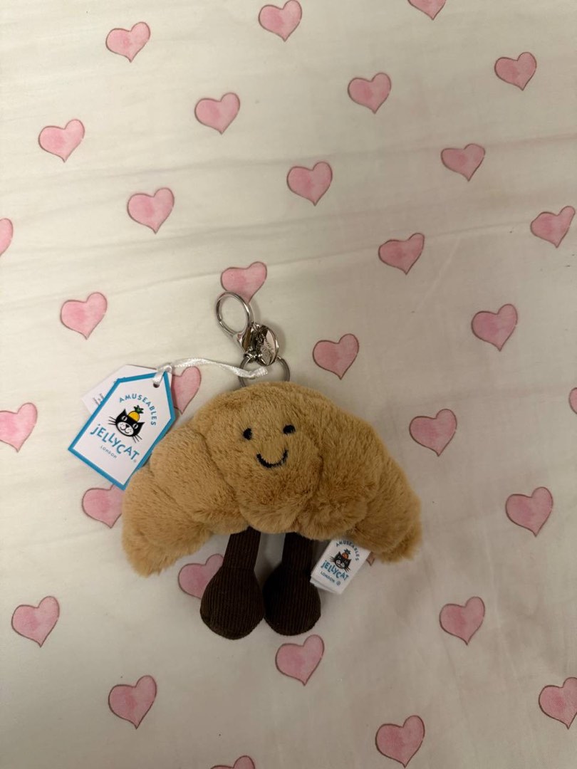 Jellycat Amuseable Croissant Keychain, Hobbies & Toys, Toys & Games on — free download