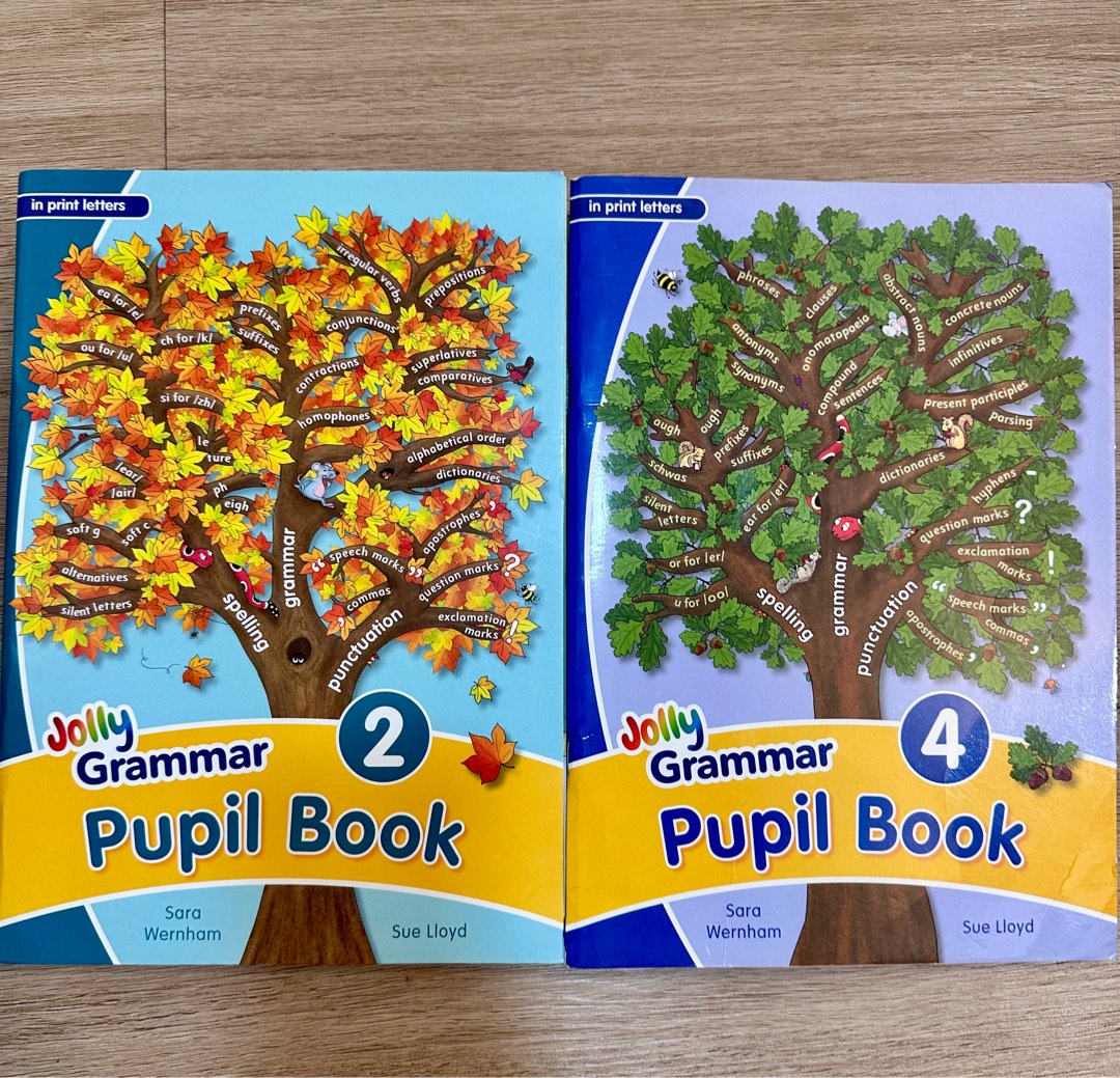 Jolly Grammar Pupil Book 2 & 4, Hobbies & Toys, Books & Magazines ...
