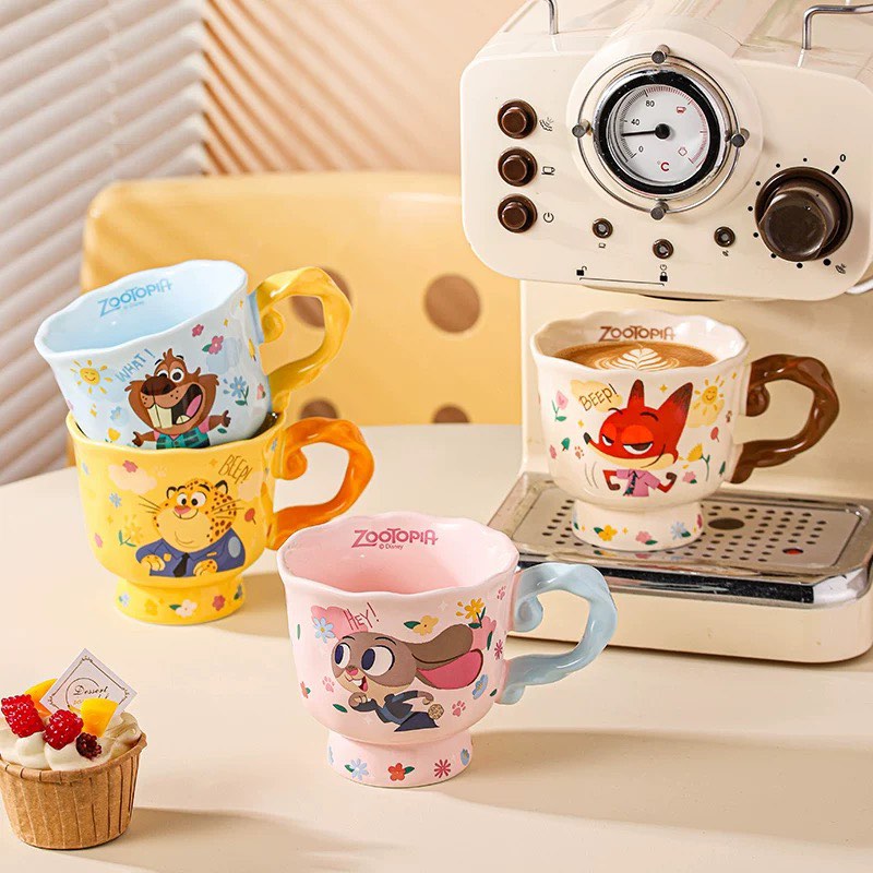 judy nick 350ml 陶瓷杯 狐狸 兔仔 兔兔 zootopia 優獸大都會 水杯 水壺 水樽 公仔 實用 日用品 送禮 生日禮物 ...