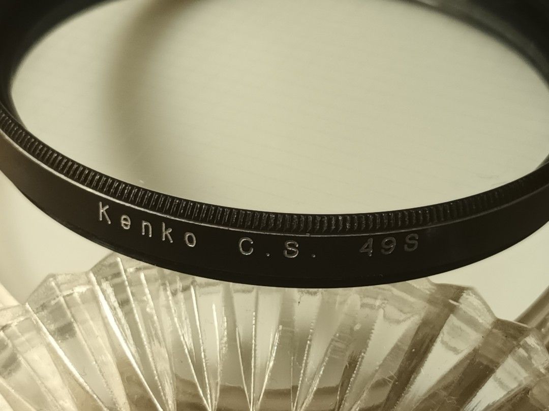 Kenko C.S. 49S Lens Filter (Category: Lens & Kits) located in Makati City. Submitted by m_brian (Listing ID 1416032082, Image 1). Description: - Kenko C.S. 49S lens filter - Includes clear plastic case - Filter size: 49S - Brand: Kenko.