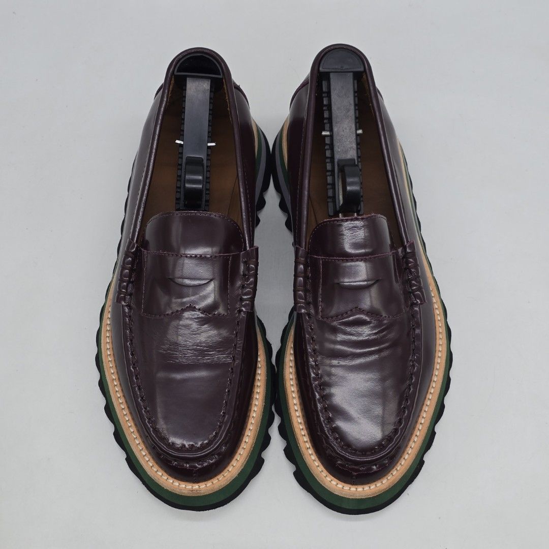 Kolor Beacon - Bordeaux Loafers (Category: Casual Shoes) located in Malabon City. Submitted by buynflex (Listing ID 1416187788, Image 3). Description: Kolor Beacon - Bordeaux Loafers Size 25.5 JP fits 7.5US-8US Mens Gently Used Very Good Condition Retails: 55000 JPY.
