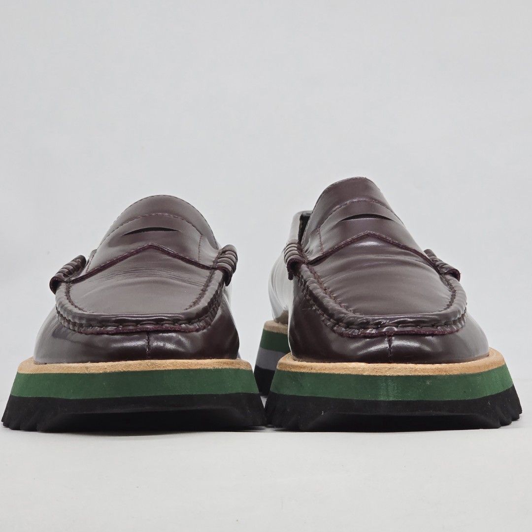 Kolor Beacon - Bordeaux Loafers (Category: Casual Shoes) located in Malabon City. Submitted by buynflex (Listing ID 1416187788, Image 2). Description: Kolor Beacon - Bordeaux Loafers Size 25.5 JP fits 7.5US-8US Mens Gently Used Very Good Condition Retails: 55000 JPY.