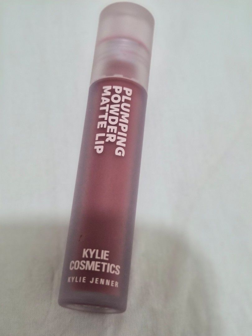 Kylie cosmetics plumping powder matte lip (Category: Makeup) located in Manila. Submitted by fasyon (Listing ID 1416085046, Image 1). Description: shade sweet talk 360 bought in the US no damage, almost new, used twice only.