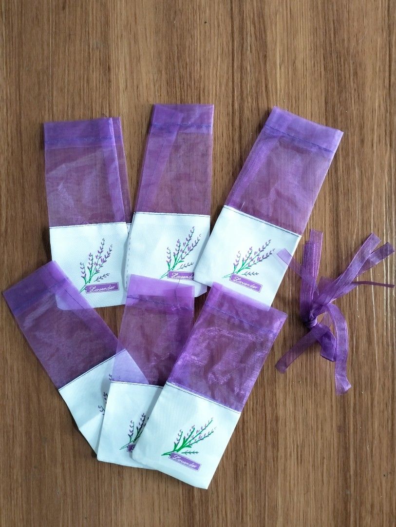 lavender Pouches set (6pcs) (Category: Purses & Pouches) located in Baguio. Submitted by toys_of_yesteryear (Listing ID 1416147273, Image 2). Description: 📌location: Baguio ❗NOTE: No lowballers pls, posted prices are already the best price I can give❗ Imported item. NEW. Pictures are part of the description, see all photos before buying. ---------------------- 👉Brand: None 👉Lavender pouches for small accessories, dried flower, etc. 👉6 pcs. se