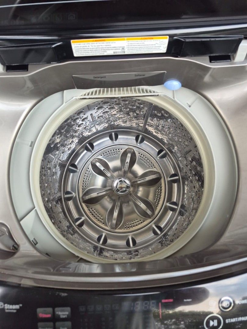 LG Steam Washer 15kg Inverter Direct Drive Washing Machine Fully ...