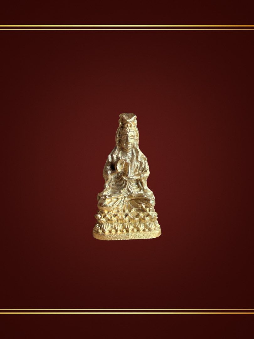 LP Pae Wat Pikulthong Guan Yin Loop Lor (镀金观音菩萨）– Roi Pi (BE 2535 ...
