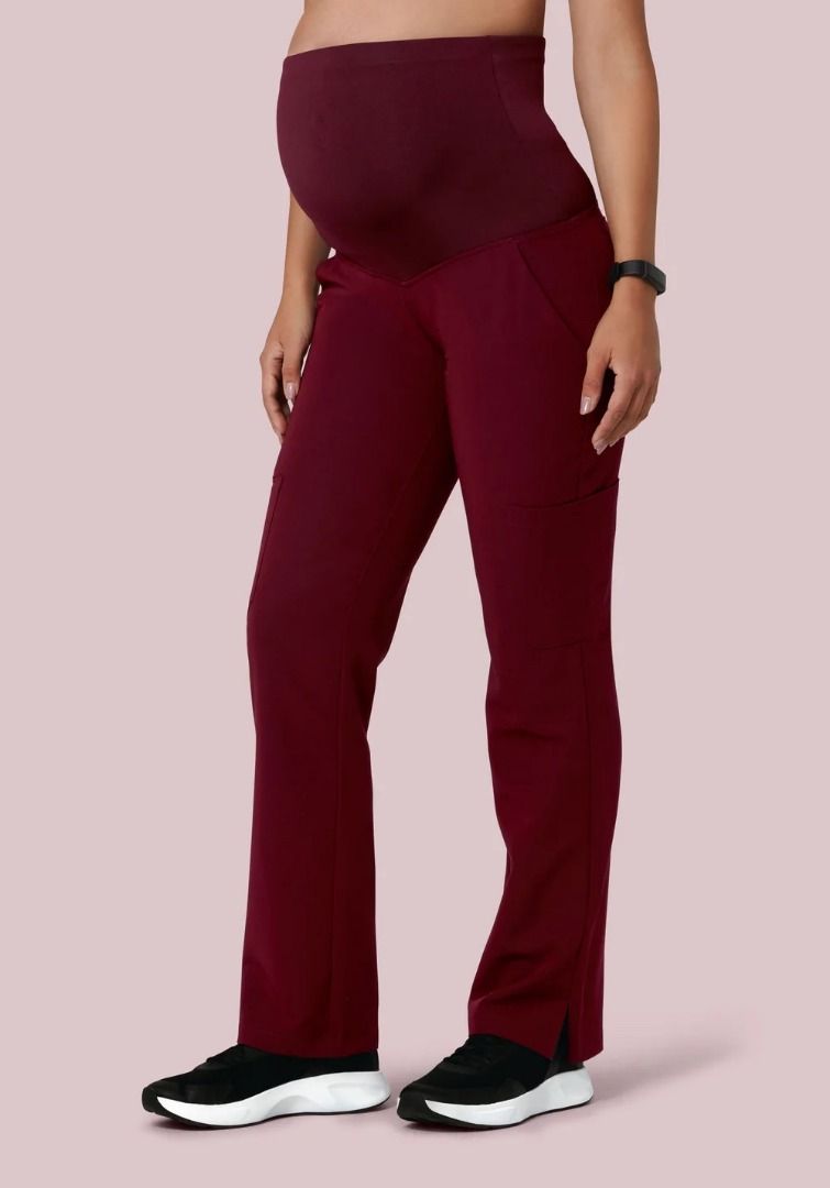MANDALA Maternity Scrubs Set - Wine (Category: Sets or Coordinates) located in Manila. Submitted by fdvilla (Listing ID 1416100860, Image 3). Description: Original maternity scrub set from MANDALA in color Wine. Includes Maternity One Pocket Top and Maternity Cargos—comfortable, flattering, and supportive for long shifts. Perfect for expecting mothers working in healthcare. RFS: Decluttering and no longer needed. In excellent condition, only worn