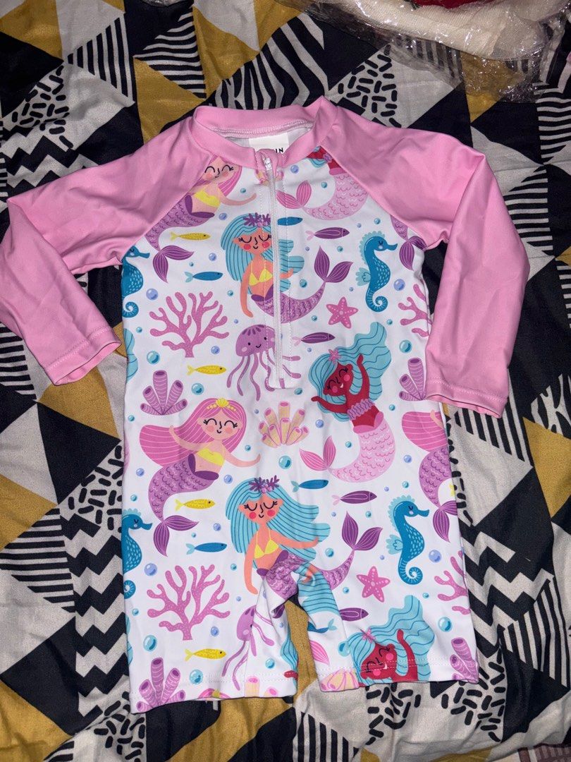 Mermaid Print Swimsuit (Category: Bikinis & Swimsuits) located in Manila. Submitted by jenina03ma37909 (Listing ID 1416025440, Image 1). Description: Never worn Fits 6-9 months old Super duper nice.