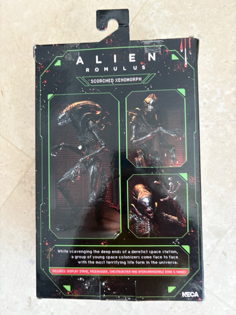 NECA Alien: Romulus - Scorched Xenomorph Action Figure, Hobbies & Toys ...