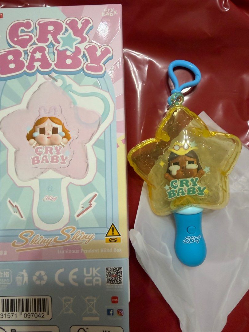 Popmart Crybaby Luminous Keychain (Category: Designer & Blind Box Toys) located in Marikina City. Submitted by llyrysh15 (Listing ID 1416011682, Image 1). Description: Perfect for kids.