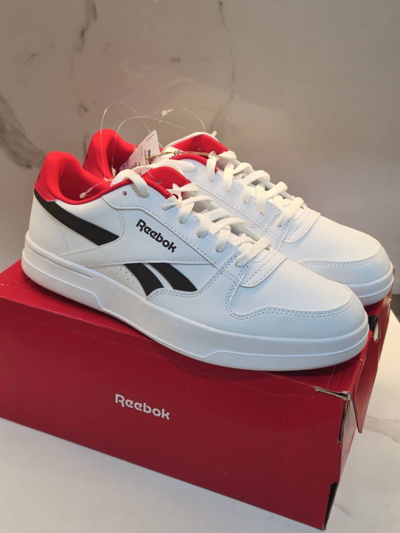 Reebok RED JUNIOR SET Sneakers (Category: Sneakers) located in Taguig. Submitted by declutterme12 (Listing ID 1416023945, Image 1). Description: - Brand new Reebok sneakers - Features red and black accents - Low-top style - Comes with the original box - Size available (check tag) - Unworn condition Meetup po pm .