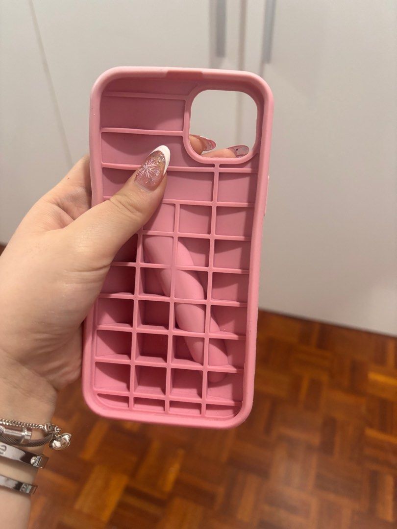 Rhode Ip15 plus Pink Case (Category: Cases & Sleeves) located in Cebu City. Submitted by makeupdontbreakup (Listing ID 1416171779, Image 2). Description: Given to me idk if its real but will sell cheap Good Condition .