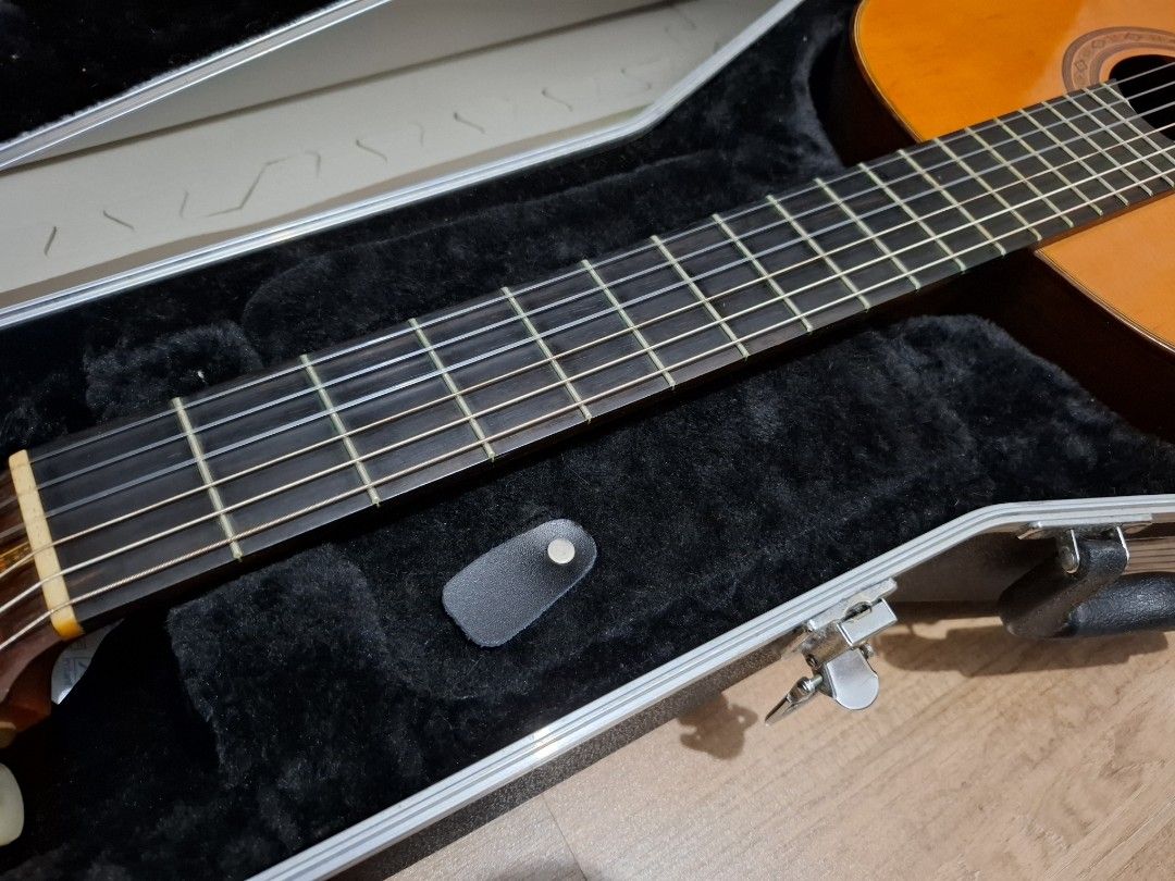Rokutaro Nakade Classical Guitar 1970 (Category: Musical Instruments) located in Manila. Submitted by danielatan (Listing ID 1416128412, Image 3). Description: all solid classical guitar Rokutaro Nakade 1970 spruce top / rosewood back and sides mint condition slim neck current lowest action set at 2mm gator gc case .