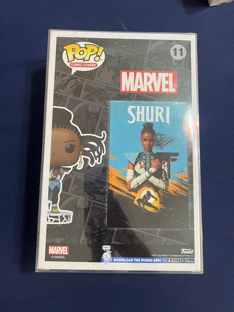 Shuri Funko pop special edition (Category: Designer & Blind Box Toys) located in Santa Maria. Submitted by jat1122 (Listing ID 1416132798, Image 2). Description: With protector.
