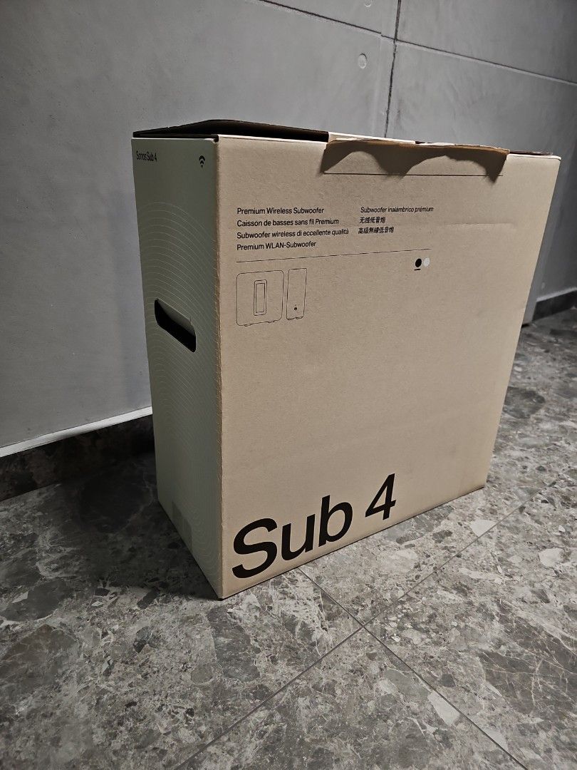 Sonos Sub 4 box65749814453890110