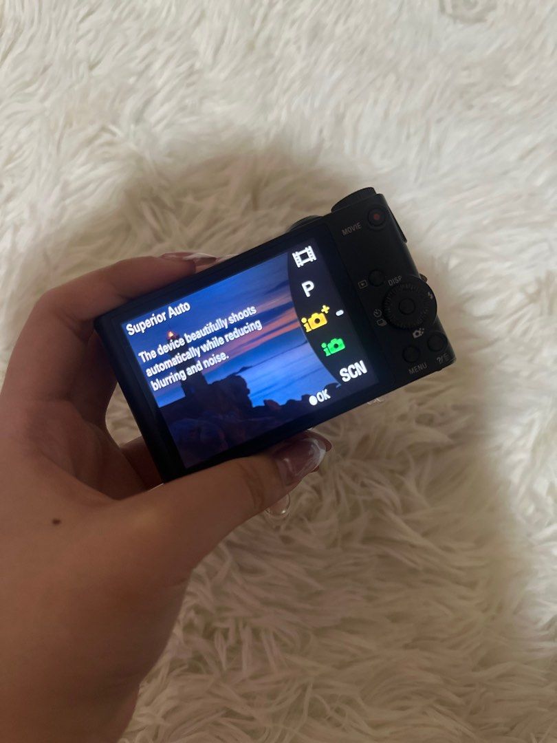 Sony dsc-wx350 digicam (Category: Cameras) located in Bulacan. Submitted by ni9aa (Listing ID 1416128489, Image 3). Description: SURE BUYERS ONLY ! • Sony dsc-wx350 digicam •NO RETURNS & NO REFUNDS •WIFI TRANSFER •Mop - Gcash • dm for sample pics •RFS : decluttering • issues : small crack sa screen ( doesn't affect output ) & sensitive mode dial •PAYMENT FIRST • inclusions : camera, box, sd card, battery, & free strap 💌 buyer will shoulder the s